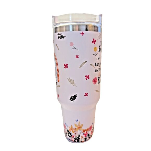 Nurse Tumbler 40 oz Tumbler with Handle and Straw Lid Leak Proof Best Nurses - Picture 3 of 10